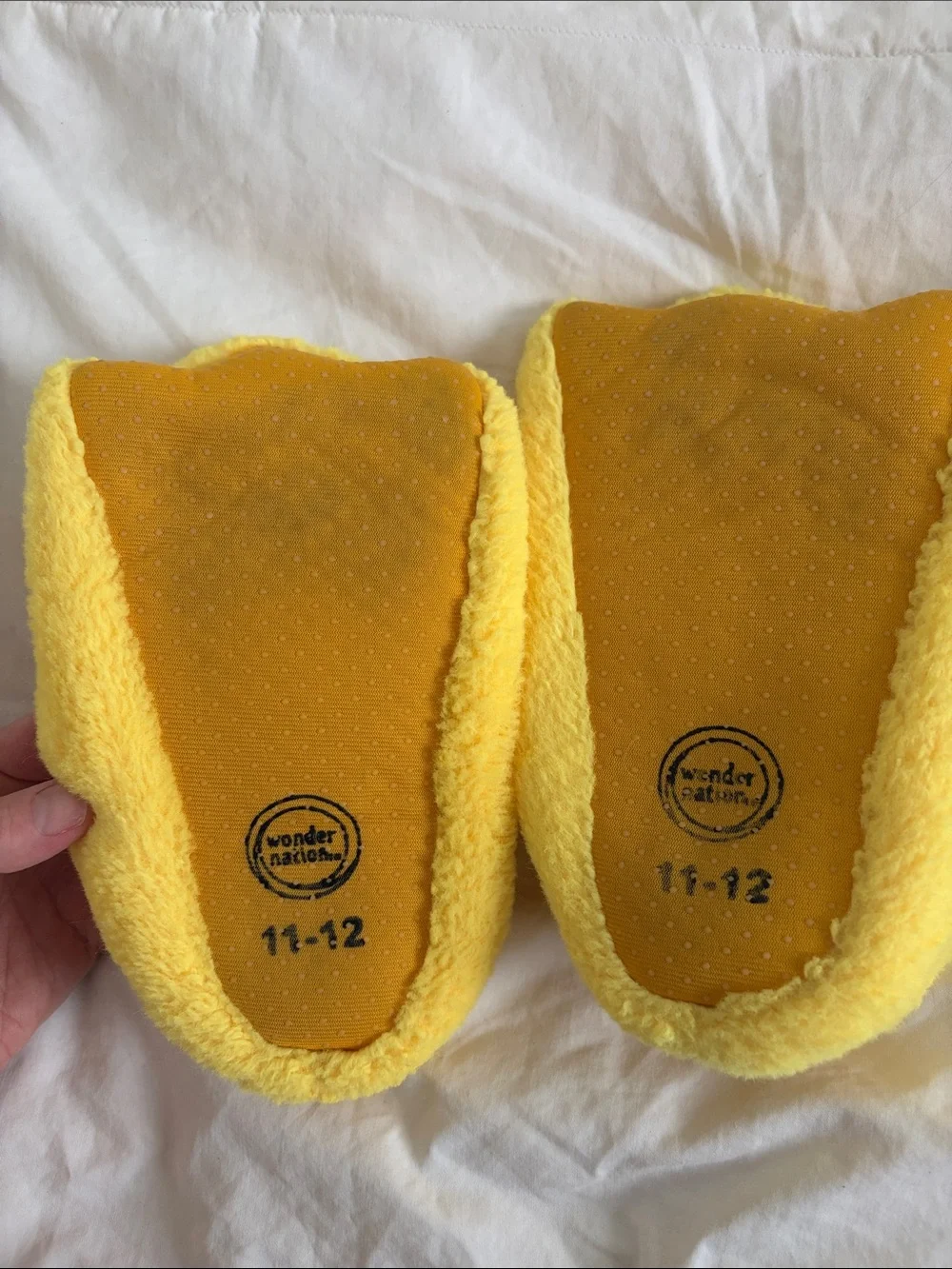 Wonder Nation Kids Duck Feet Slippers size 11/22